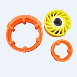 Cardboard Stacker NC Cutter Corrugated Board Production Line No Crush PU Rubber Sun Wheel