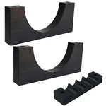 Wear Resistant custom parts hdpe/uhmwpe pipe support block sliding pipe clamp nylon sliding block