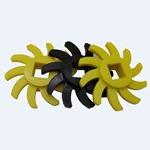 Polyurethane Shaped Parts,polyurethane Products,23 25 26 Cm Molded Polyurethane Harvesting Wheel Pu Polyurethane Star Wheel