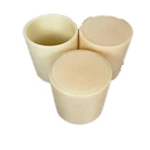 Custom Cnc Machining Nylon Bearing Sleeve / Bush Abs Plastic Bushing With Flange