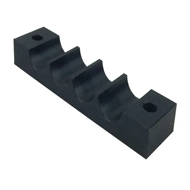 Wear Resistant custom parts hdpe/uhmwpe pipe support block sliding pipe clamp nylon sliding block