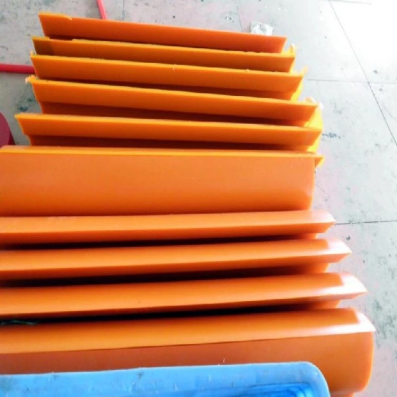High Performance Belt Scraper Polyurethane Pu Blade For Conveyor Belt Cleaner