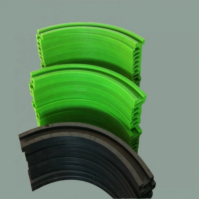 cnc machined PE HDPE UHMW-PE UPE Polyethylene plastic conveyor straight guide rail