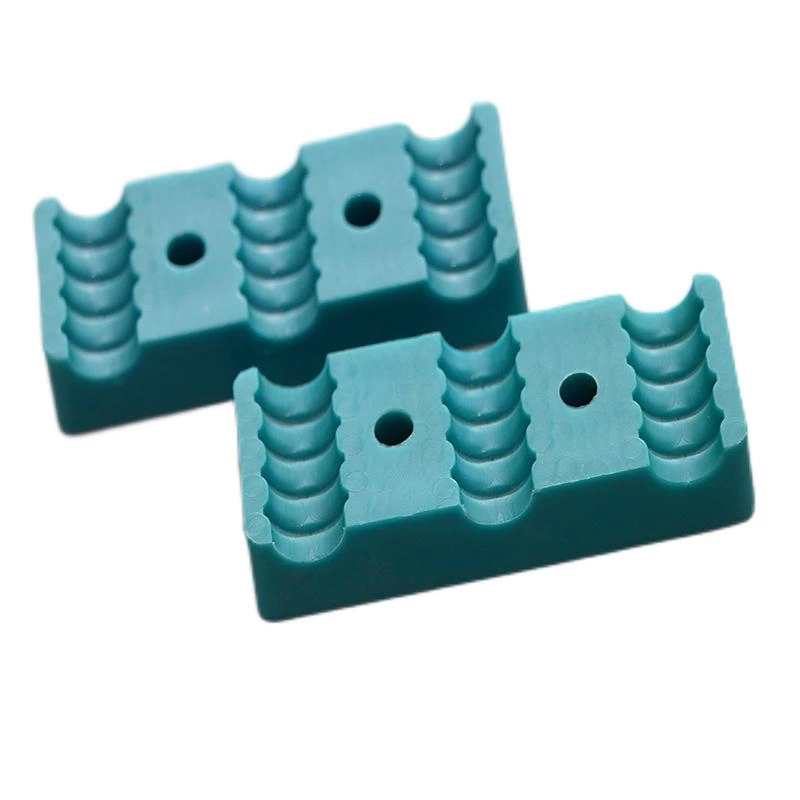 Wear Resistant custom parts hdpe/uhmwpe pipe support block sliding pipe clamp nylon sliding block