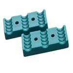 Wear Resistant custom parts hdpe/uhmwpe pipe support block sliding pipe clamp nylon sliding block