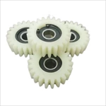 Machined Custom Plastic Mc Nylon Tooth Gear Wheel With Bearing
