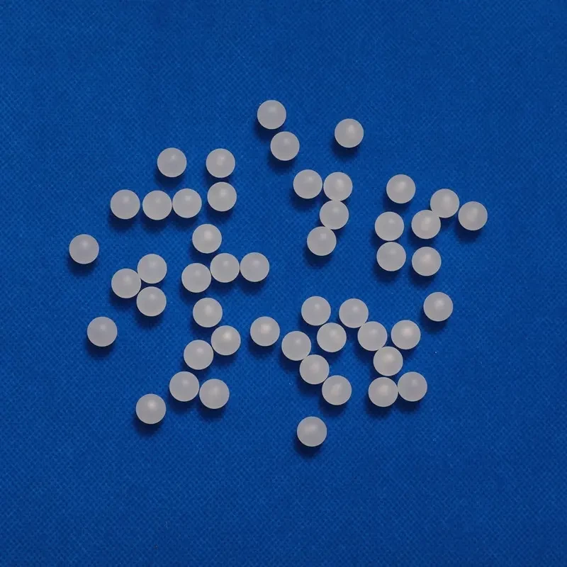 Custom Polypropylene ( Pp ) Sphere Solid Plastic Balls Parts For Ball Valves and Bearings