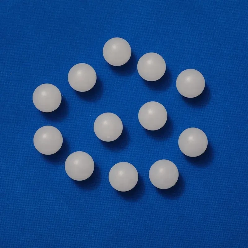 Custom Polypropylene ( Pp ) Sphere Solid Plastic Balls Parts For Ball Valves and Bearings