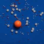 Custom Polypropylene ( Pp ) Sphere Solid Plastic Balls Parts For Ball Valves and Bearings