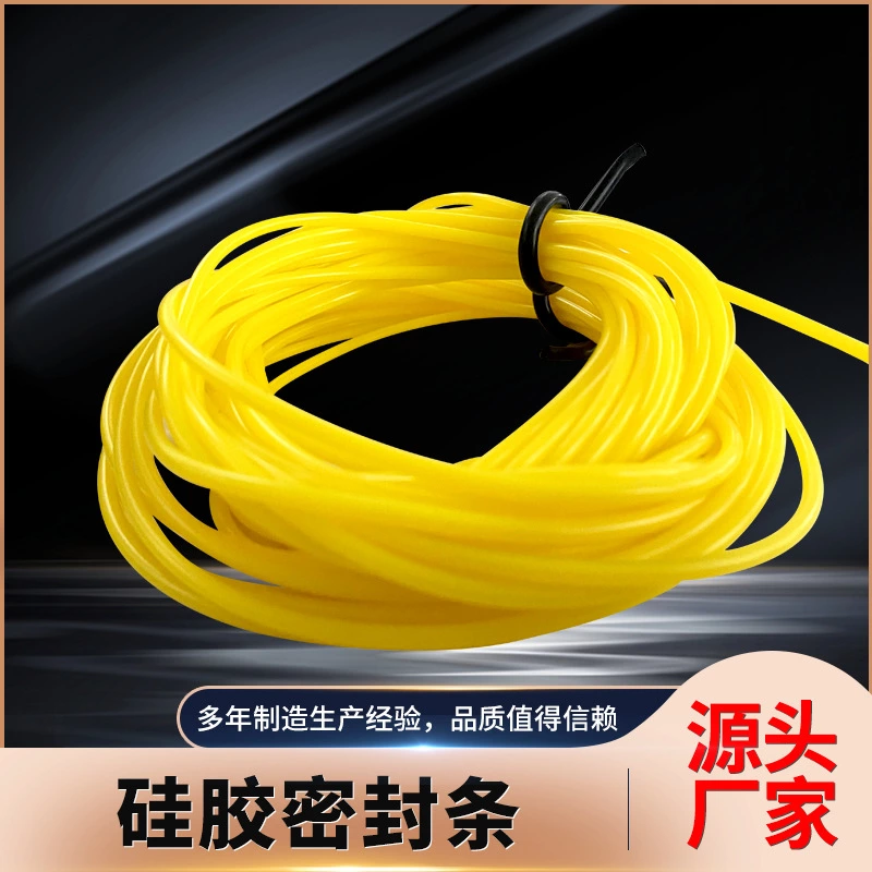 Manufacture high quality size anti-slip heat resistant cylinder solid silicone rubber strip