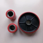 Custom High Performance Polyurethane Pu Small Rubber Coated Steel Wheel