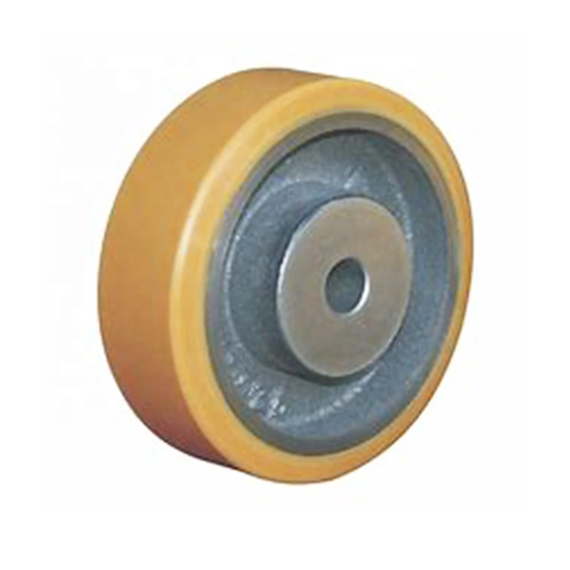 Custom High Performance Polyurethane Pu Small Rubber Coated Steel Wheel