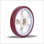 Custom High Performance Polyurethane Pu Small Rubber Coated Steel Wheel