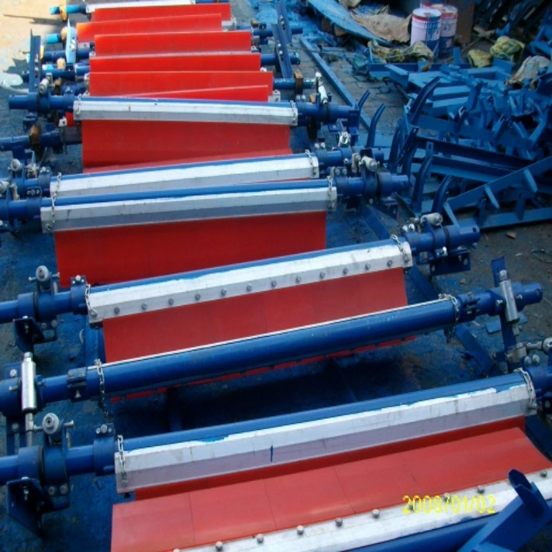 Poly Urethane Conveyor Belt Scraper PU Primary Belt Cleaner