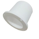 Custom plastic flanged nylon pom ptfe bushings,CNC MACHINING plastic ptfe sleeved flange nylon pom ptfe bushing