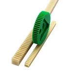 China custom rack pinions durable cnc machining parts plastic rack gear nylon pa6 mc gear rack