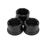 Custom plastic flanged nylon pom ptfe bushings,CNC MACHINING plastic ptfe sleeved flange nylon pom ptfe bushing
