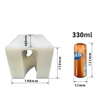 customize 180 degree medical glass bottles oral liquid cans Integrated UPE bottle turner