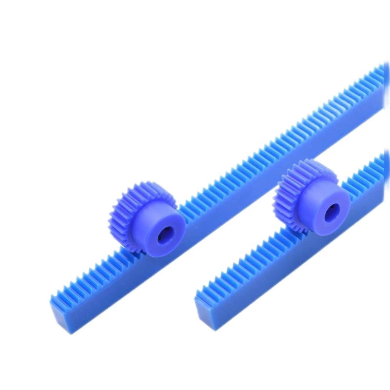 China custom rack pinions durable cnc machining parts plastic rack gear nylon pa6 mc gear rack