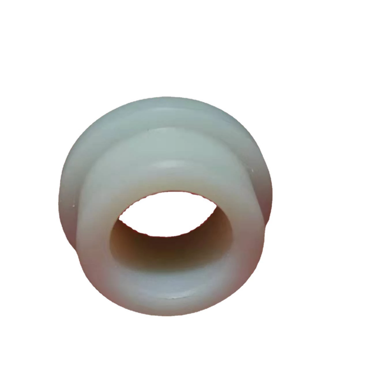 Custom plastic flanged nylon pom ptfe bushings,CNC MACHINING plastic ptfe sleeved flange nylon pom ptfe bushing