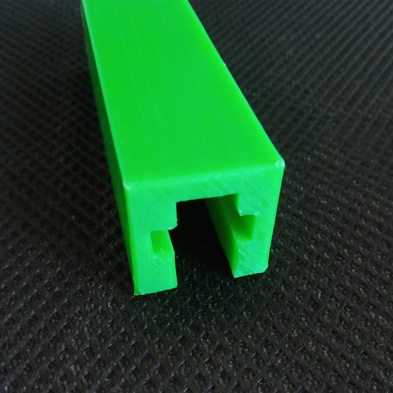 Custom CNC machining milling machining extrusion UHMWPE nylon guide rail plastic pom NYLON chain guide