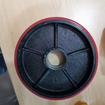Customized Electric Forklift Suitable Polyurethane pu roller Coated wheel