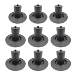 Professional Custom CNC Machining acetal Plastic Delrin Black POM Turning Parts