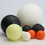Custom White Solid Delrin Acetal POM Plastics Balls PP/PE/POM Plastic Ball