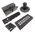 Professional Custom CNC Machining acetal Plastic Delrin Black POM Turning Parts
