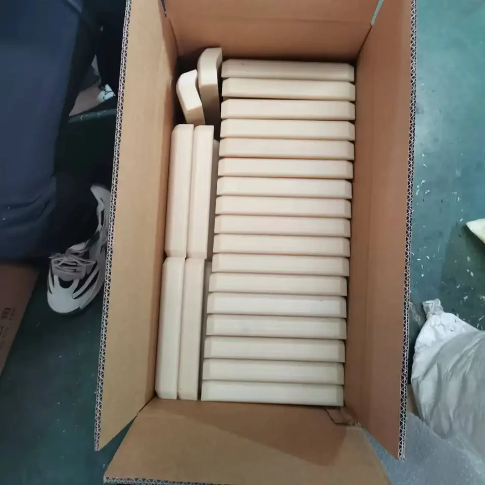 customized CNC Nylon sliding block cushion block PA6 PA66 plastic pad part for machinery