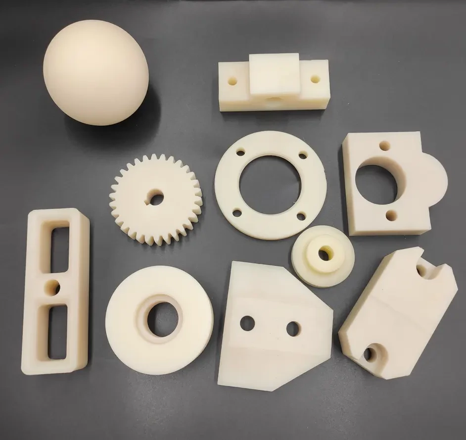 Customized Nylon spacer block HDPE wear parts plastic outrigger pads