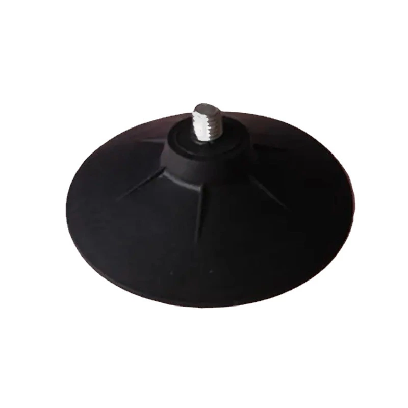 Rubber suction cup with screw/thread