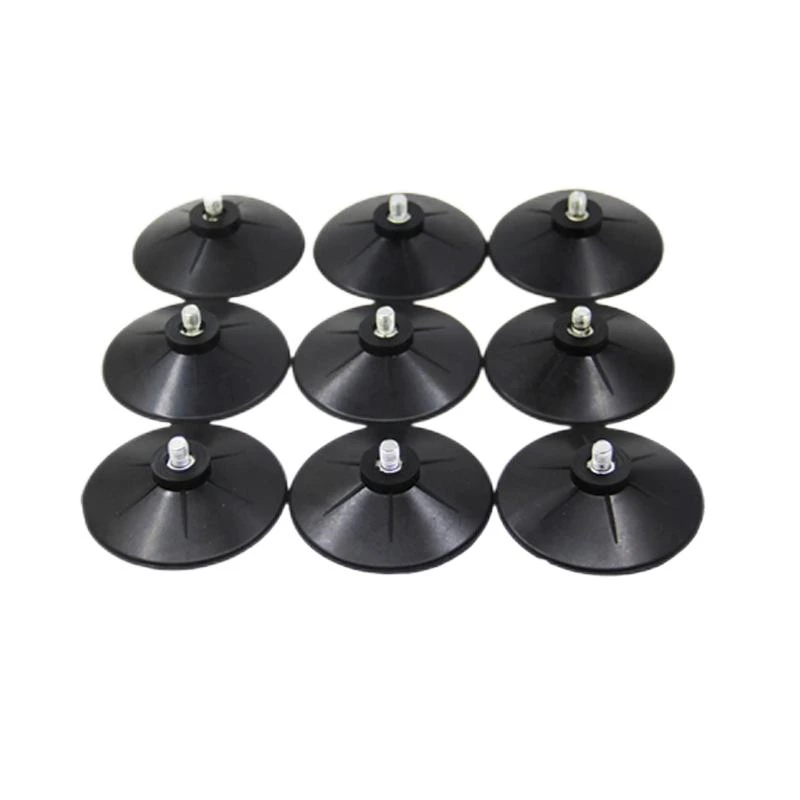 Rubber suction cup with screw/thread