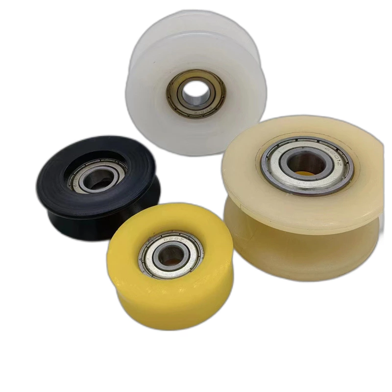 OEM plastic pulley u or v groove pulley with bearing