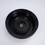 Rubber suction cup with screw/thread